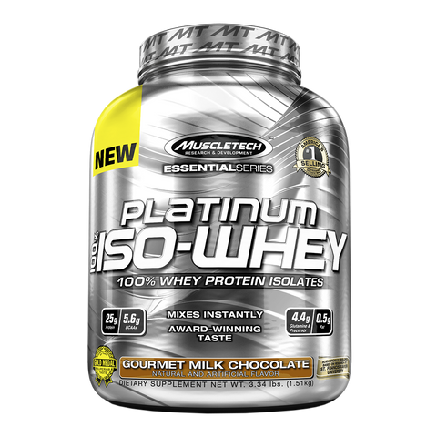 ESSENCIAL SERIES PLATINUM 100% ISO WHEY 3.33 LBS